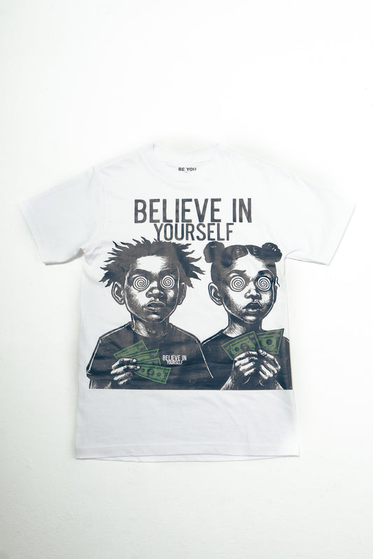 Kids "Getting Money" Tee (white/black)