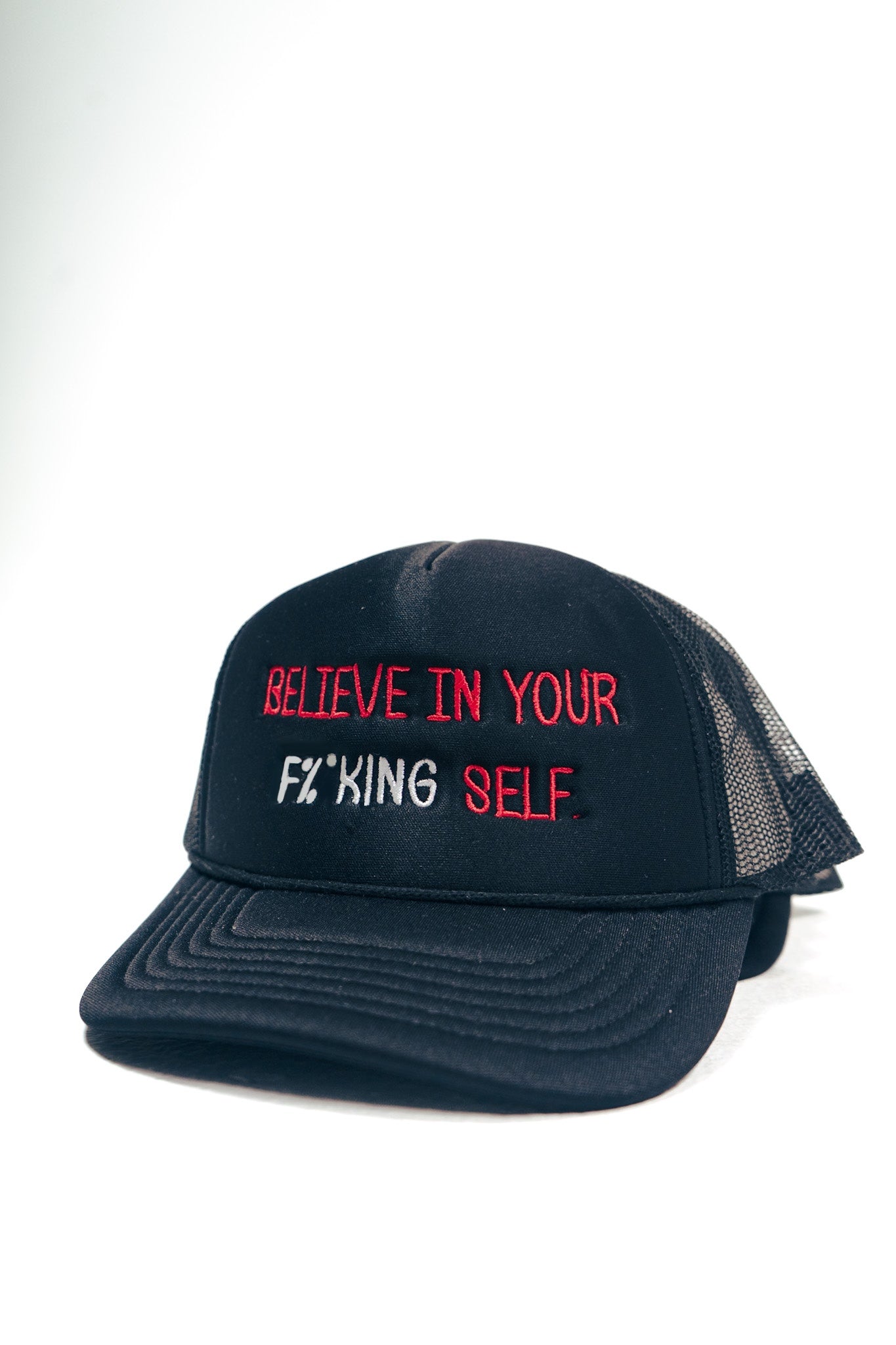 Believe In Yourself Trucker Hat (Explicit Edition)