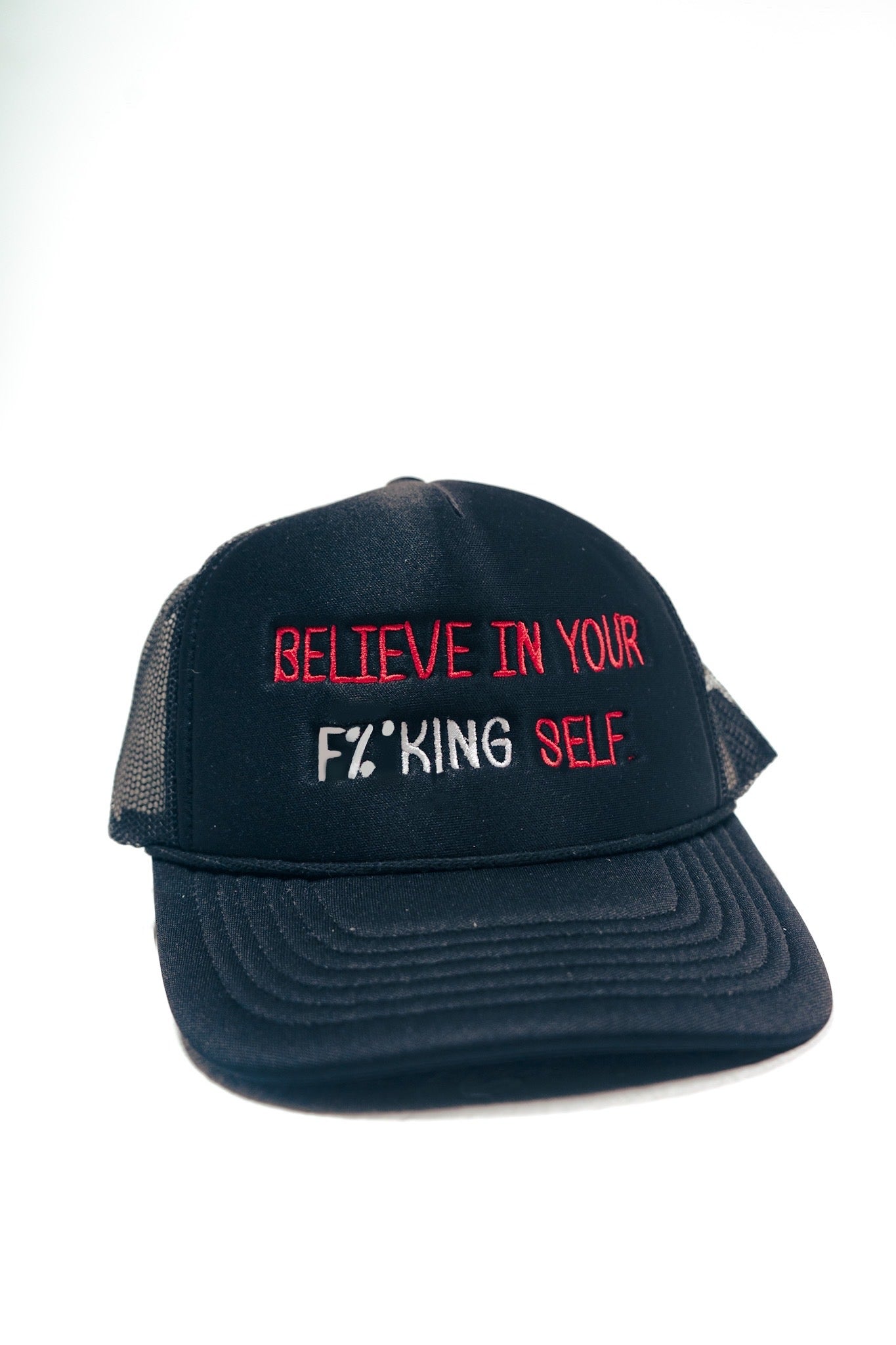 Believe In Yourself Trucker Hat (Explicit Edition)