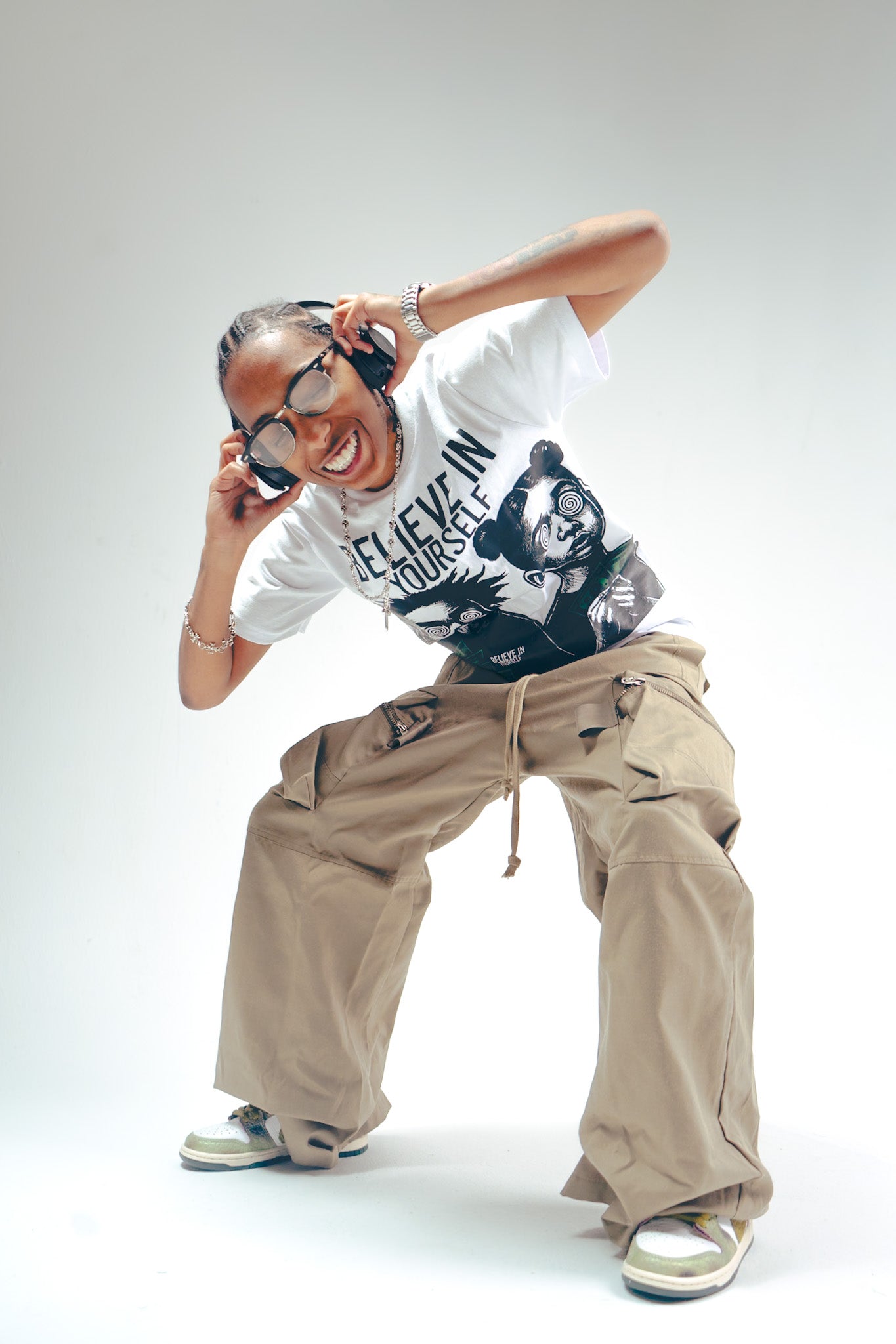 "Getting Money" Tee (white/black) Heavyweight & Oversized