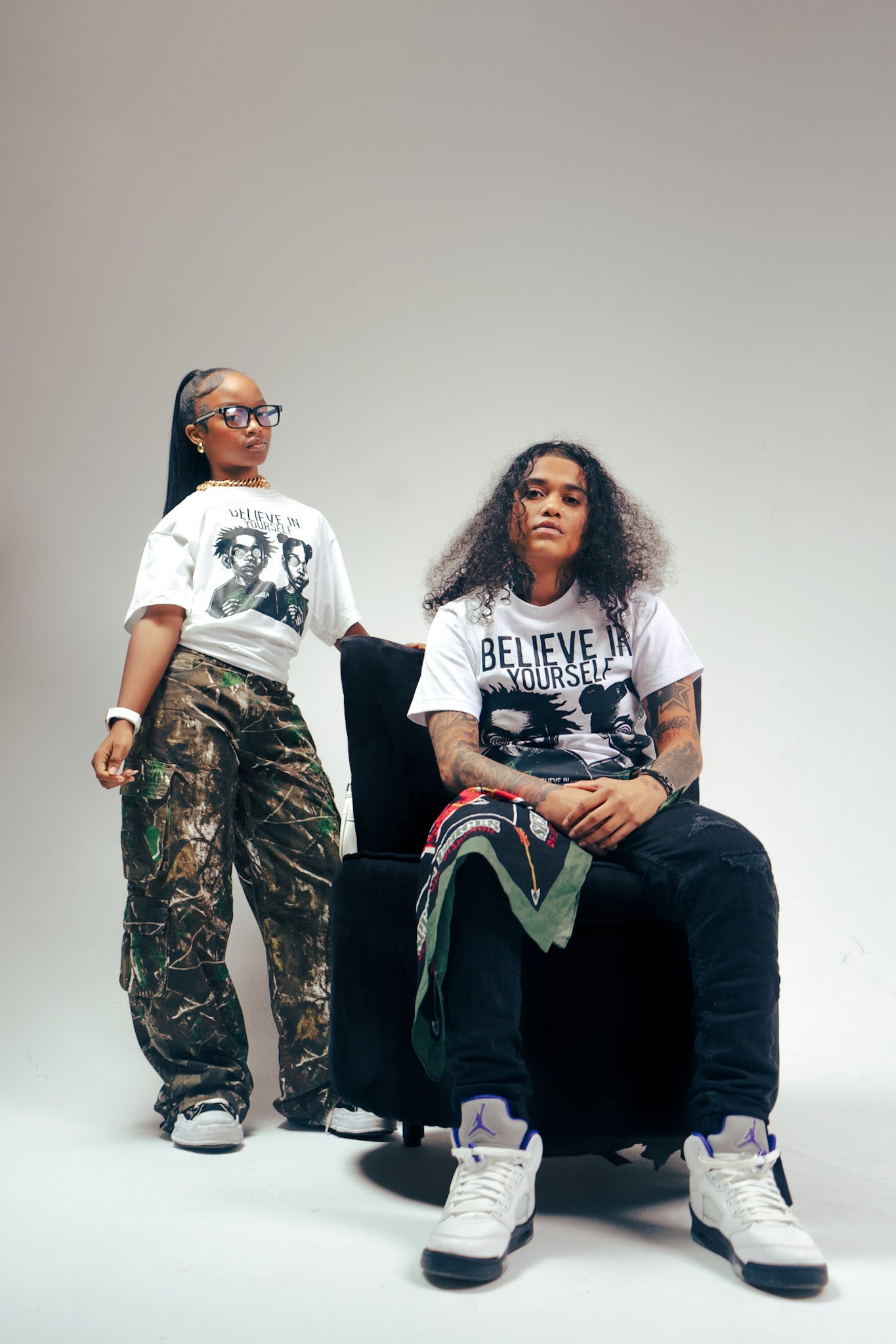 Kids "Getting Money" Tee (white/black)